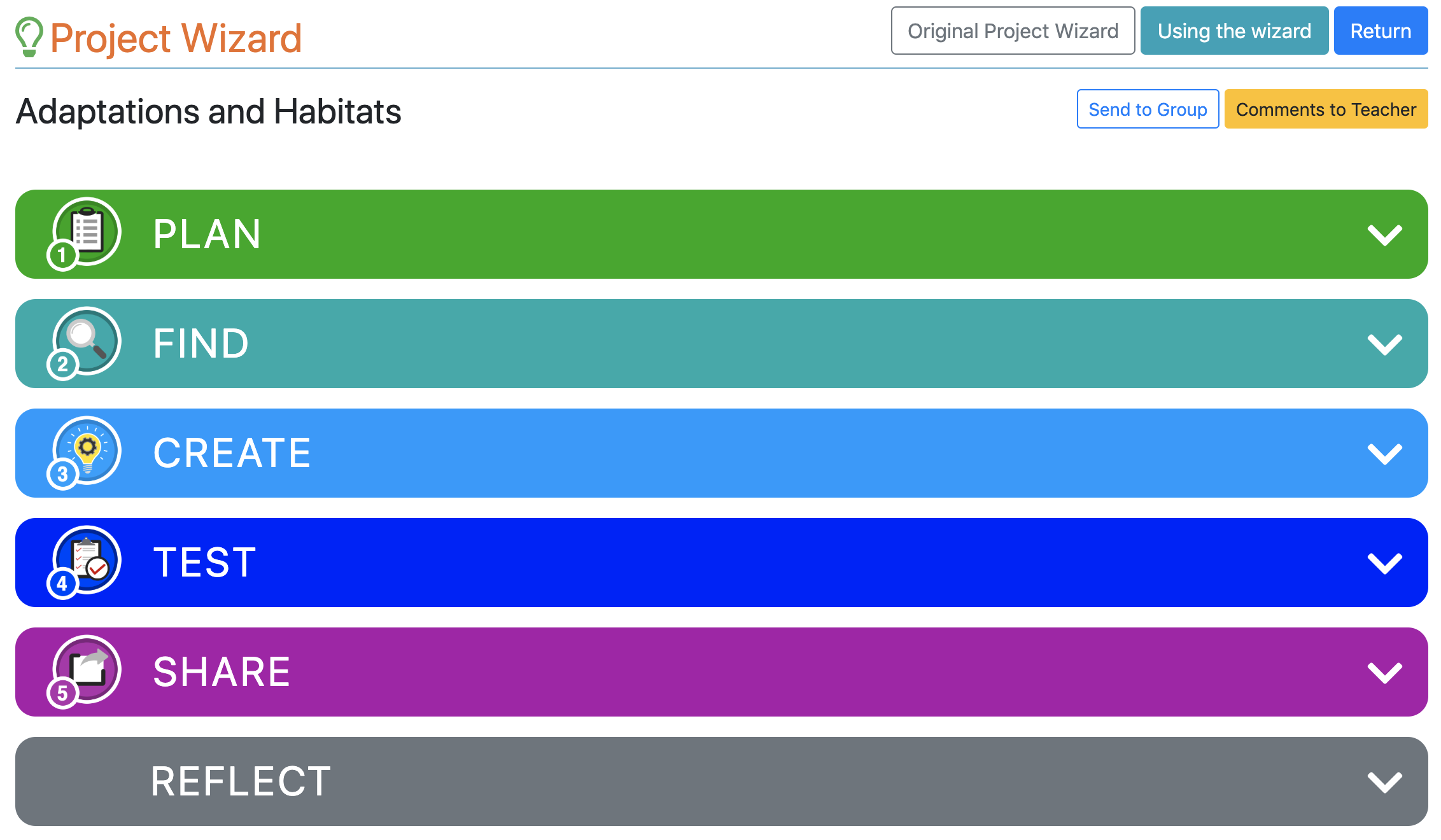 New Project Wizard The Project Wizard Steps