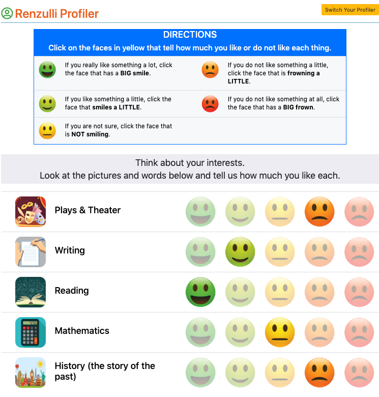 Profiler Smiley